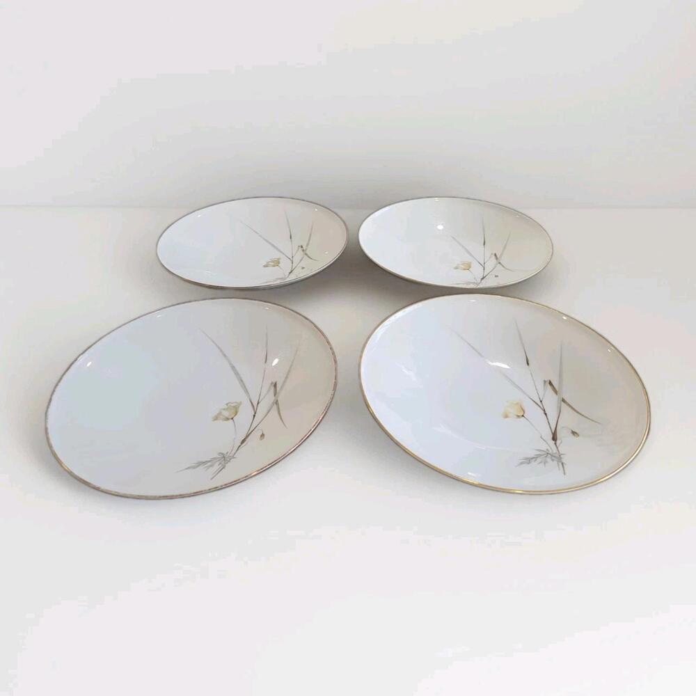 Vintage Floral China 9" Plates - Set of Four | H&C Selb | Heinrich | Bavaria,...